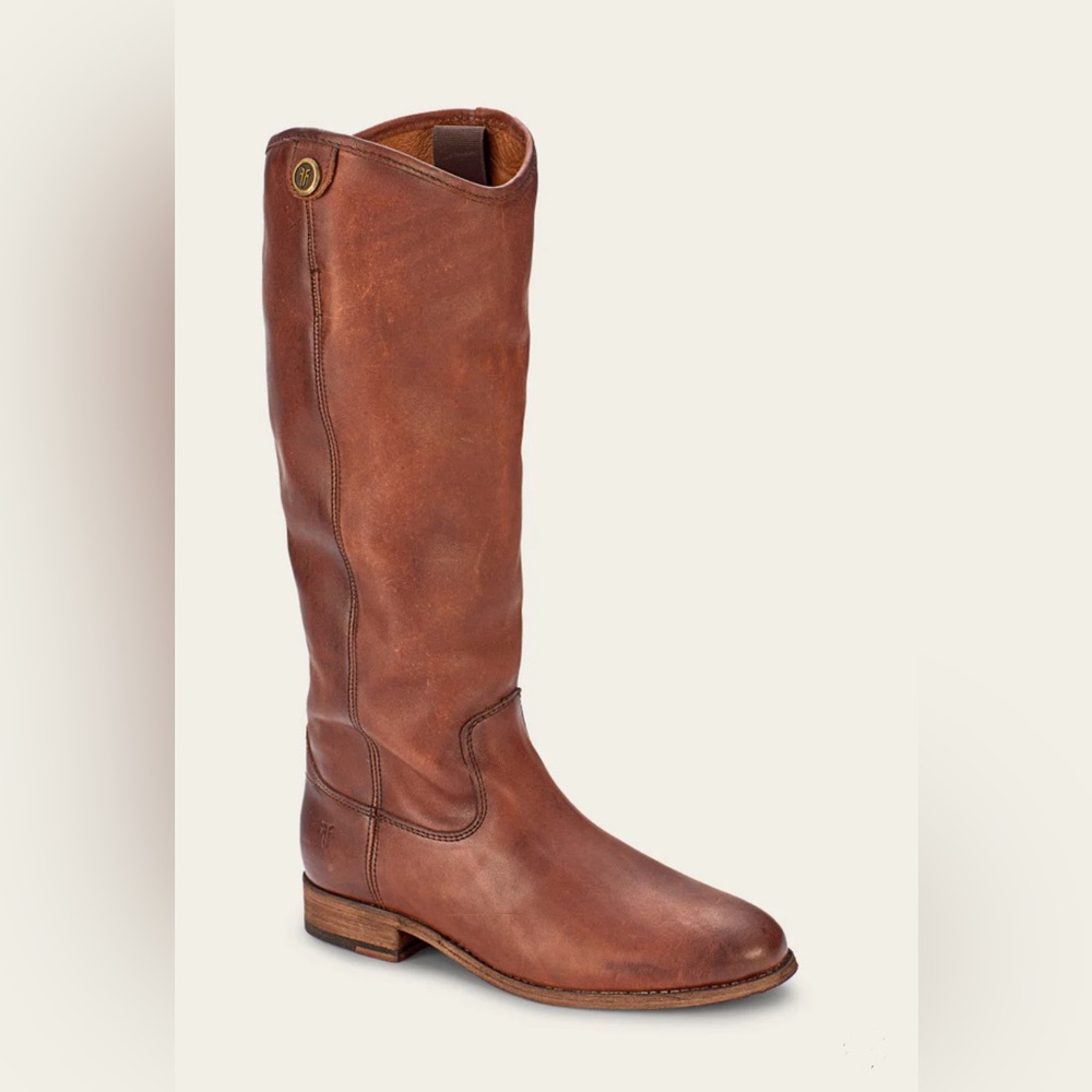 Melissa Button FRYE Boots - Cognac